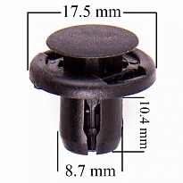 Клипса SKYWAY TOYOTA ESTIMA/ISIS/RAUM/VISTA LEXUS GS430/HS250H/GX460 069 (min25)